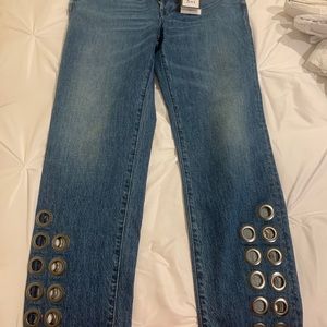 3x1 grommet jeans